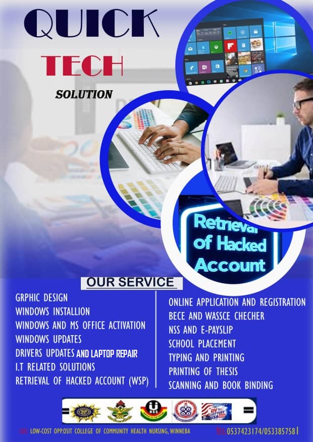 Quick Tech Solution services poster